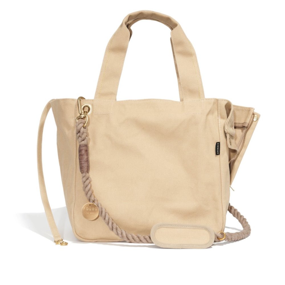 FOUND MY ANIMAL PET TOTE, TAUPE
